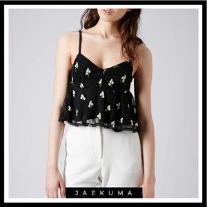 NWOT TOPSHOP Peplum Top